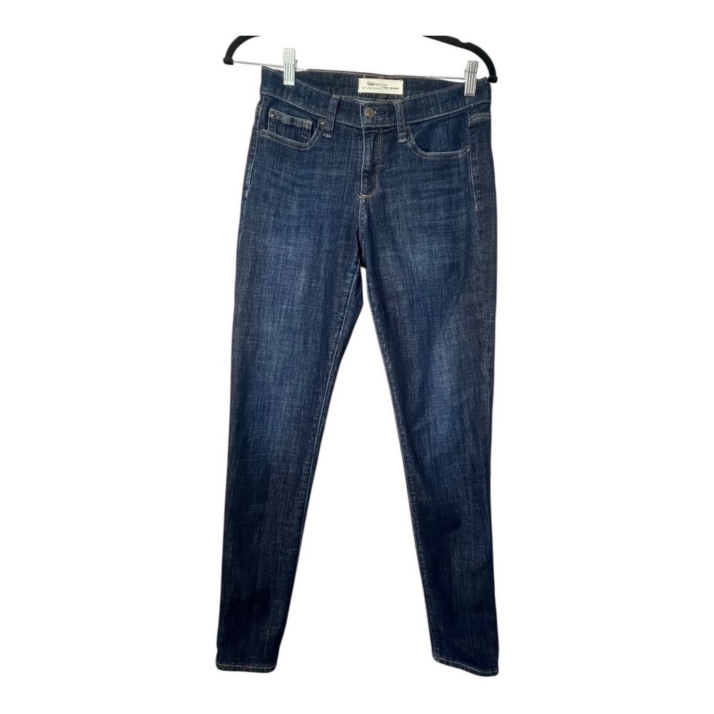 GAP 27 R True Skinny Jeans Dark Denim Stretch Regular
